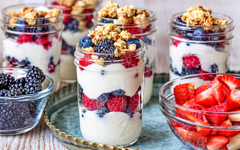 Homemade Yogurt parfait