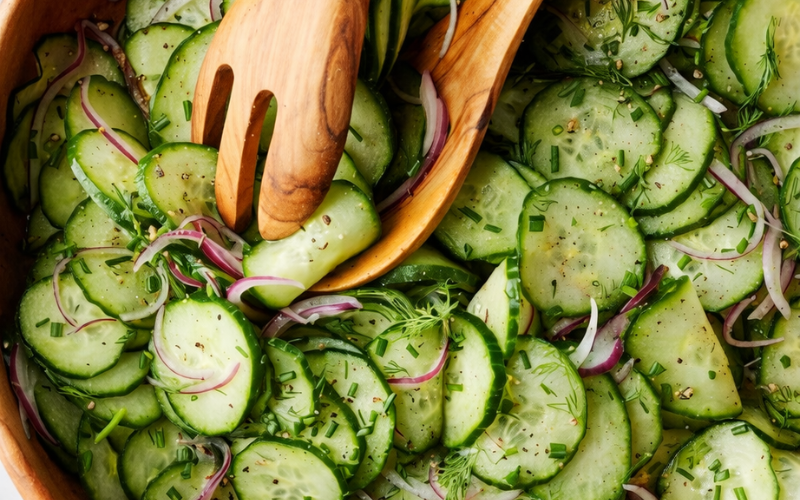 Easy cucumber salad