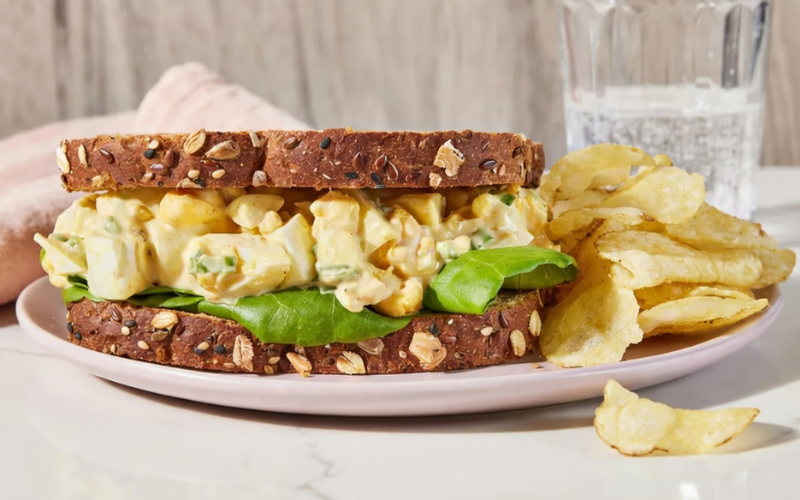 Simple egg Salad Sandwich