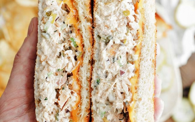 Classic Tuna Melt Sandwich