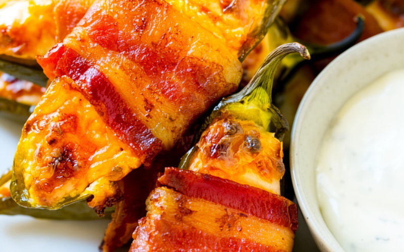 Easy jalapeno bacon wrapped