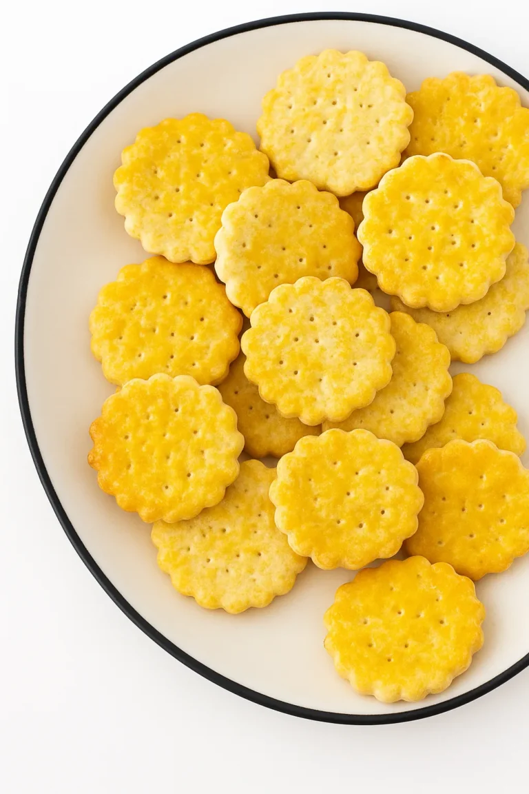 Homemade Ritz Crackers (6 Ingredients!)