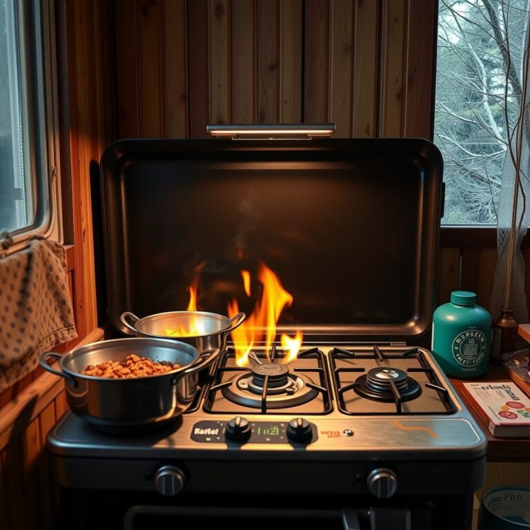 can you cook on a propane stove indoors