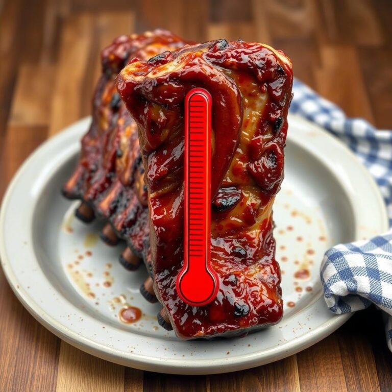 what temperature should ribs be cooked to