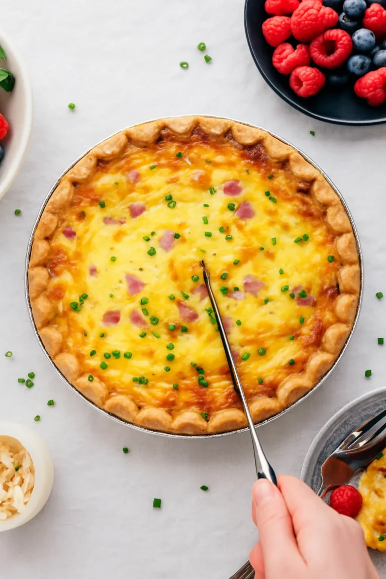 Ham and Cheese Quiche