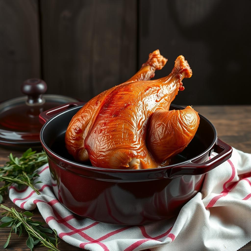 can you cook a ham in a dutch oven