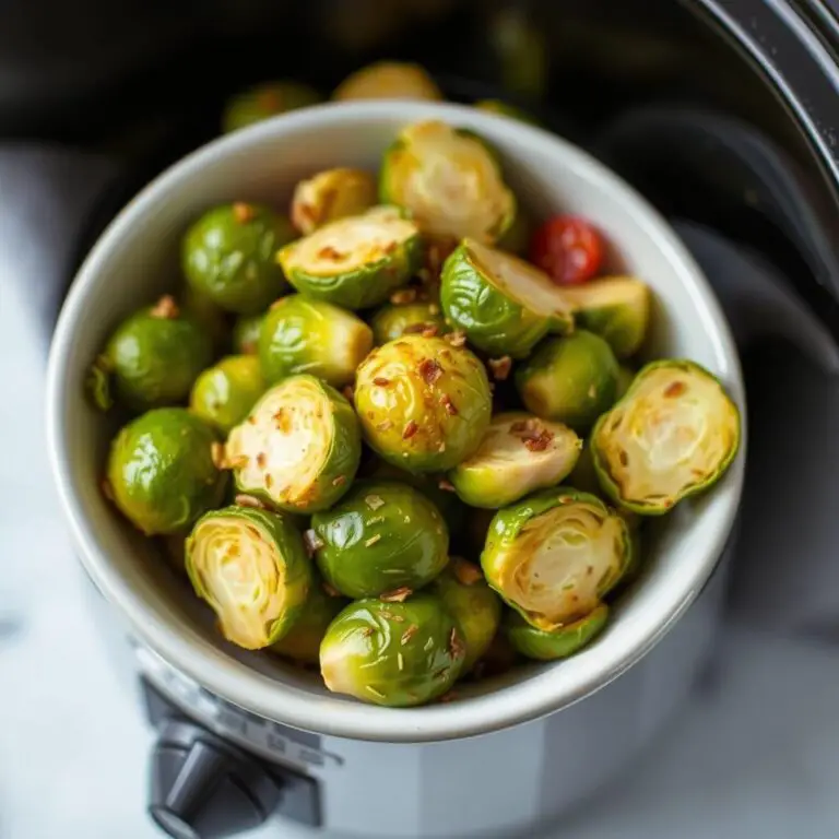 can you cook brussel sprouts in a crock pot
