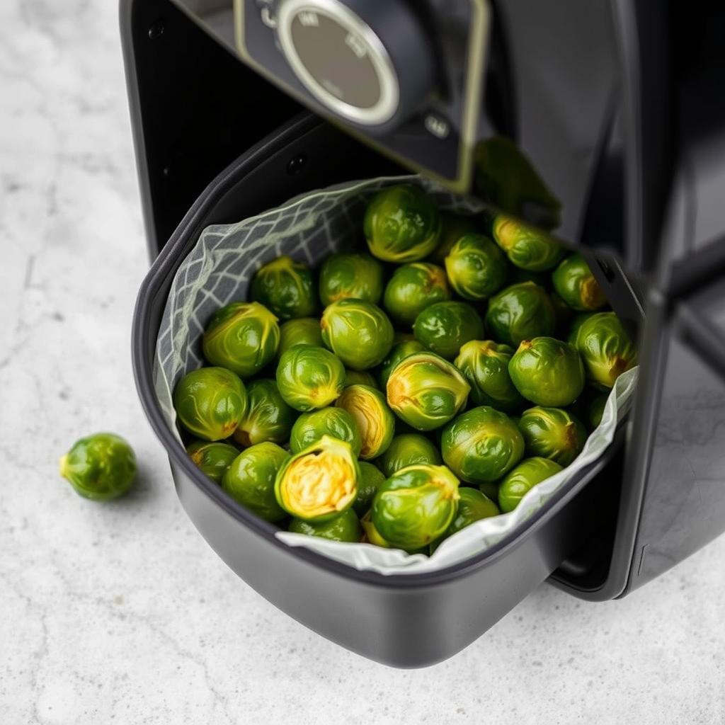can you cook frozen brussel sprouts in an air fryer