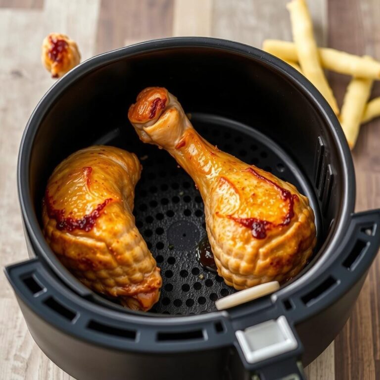 can you cook frozen chicken legs in an air fryer