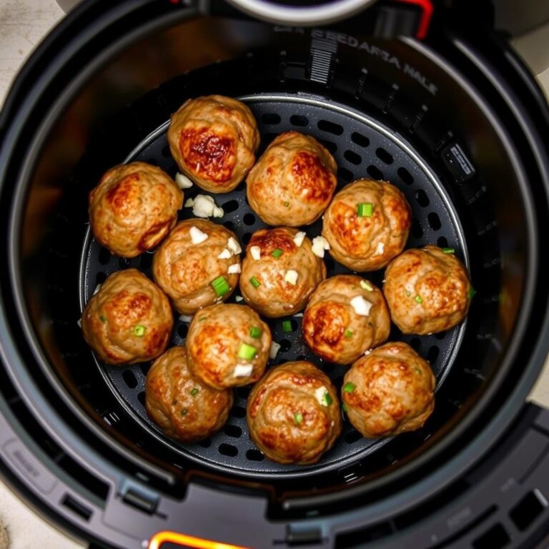 can you cook frozen meatballs in an air fryer