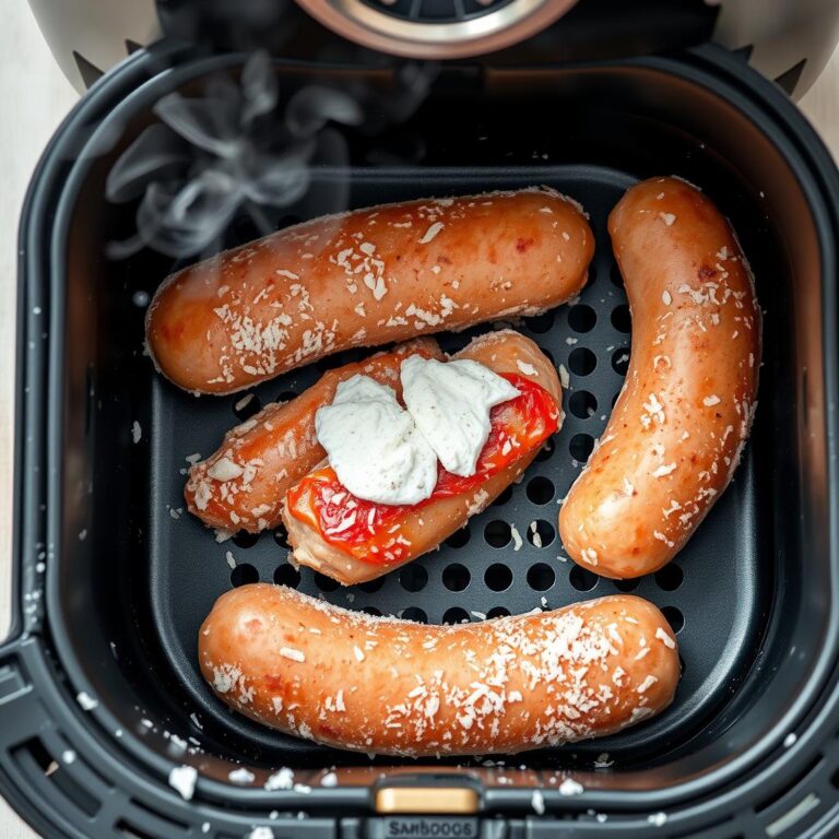 can you cook frozen sausages in an air fryer
