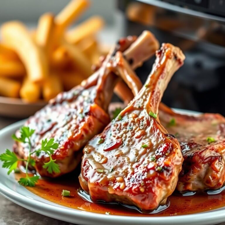 can you cook lamb chops from frozen in air fryer