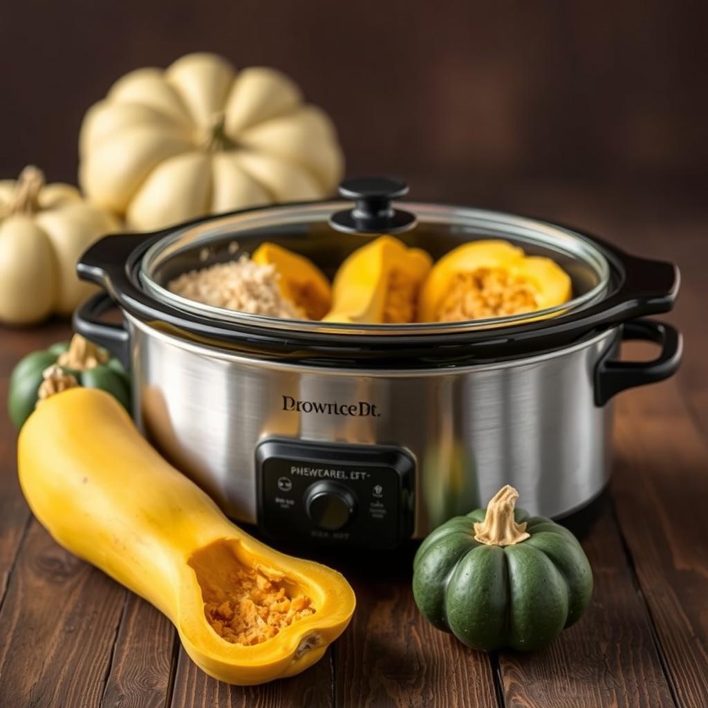 can you cook squash in a crock pot