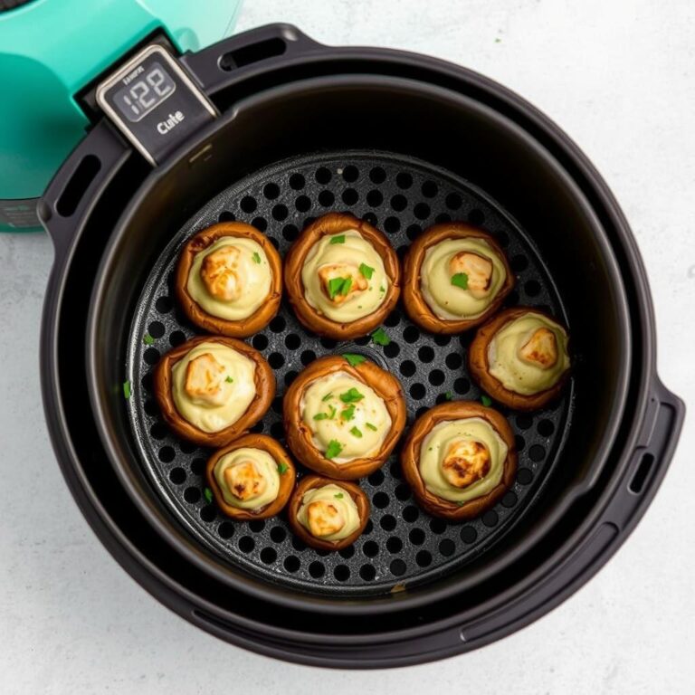 can you cook stuffed mushrooms in an air fryer