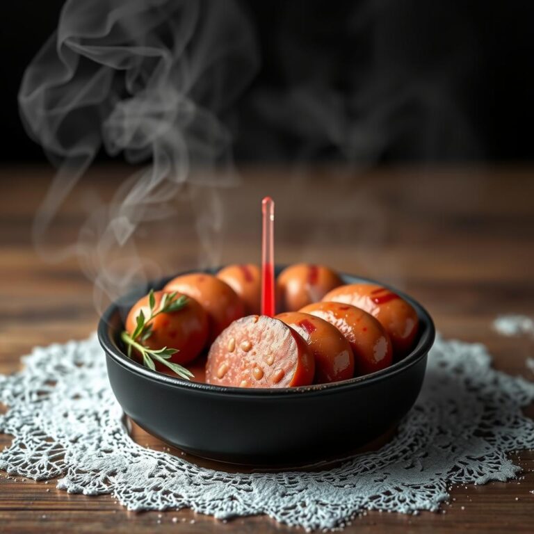what temperature to cook deer sausage