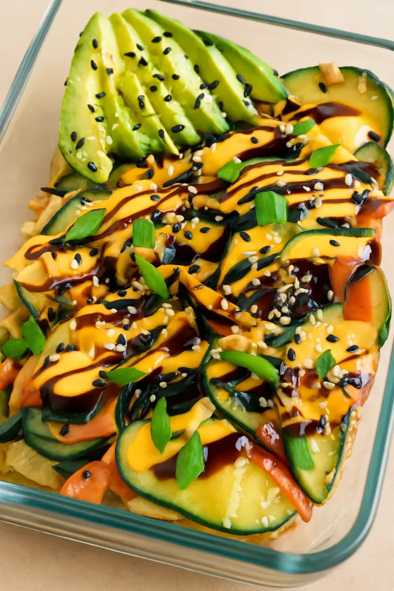 California Roll Cucumber Salad