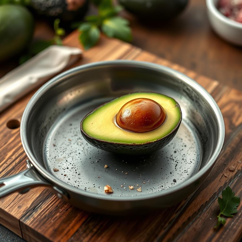can you cook avocado in a pan