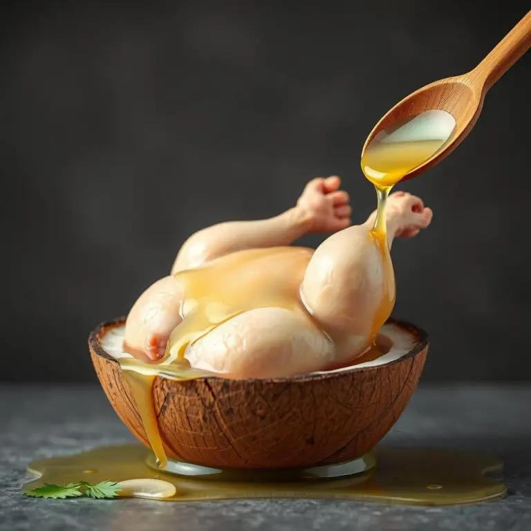can you cook chicken in coconut oil
