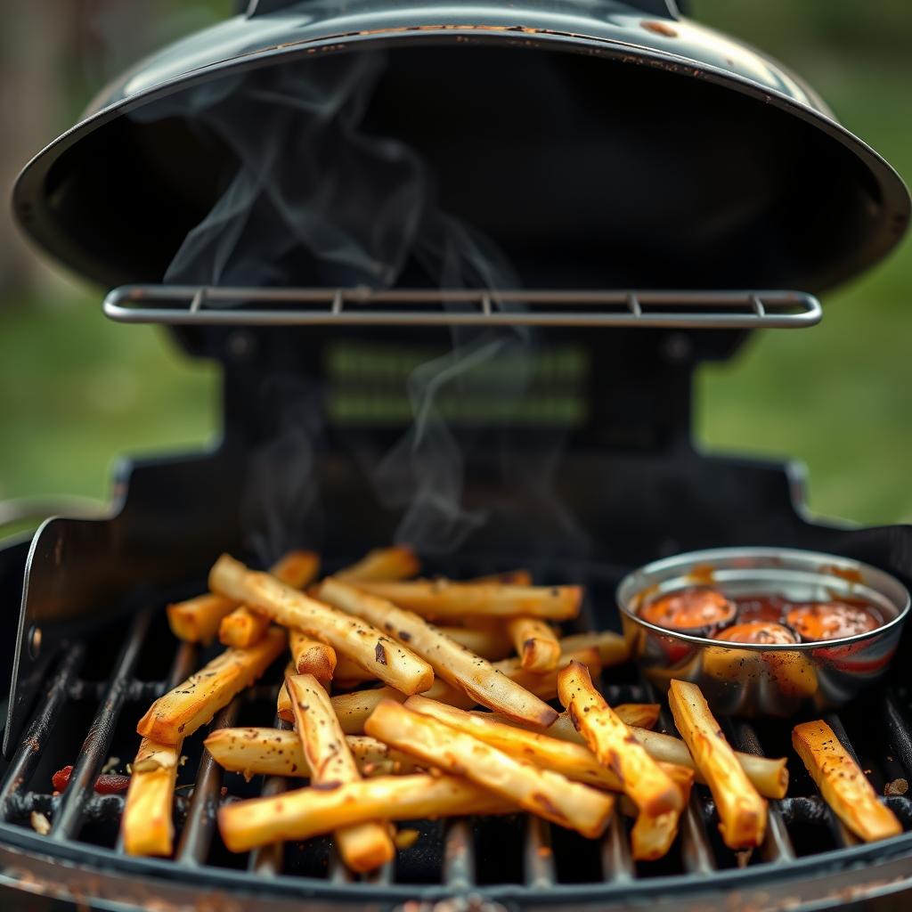 can you cook french fries on a grill