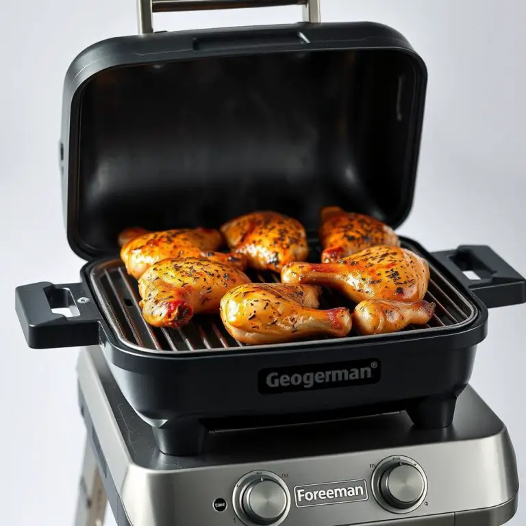 how long cook chicken on george foreman grill