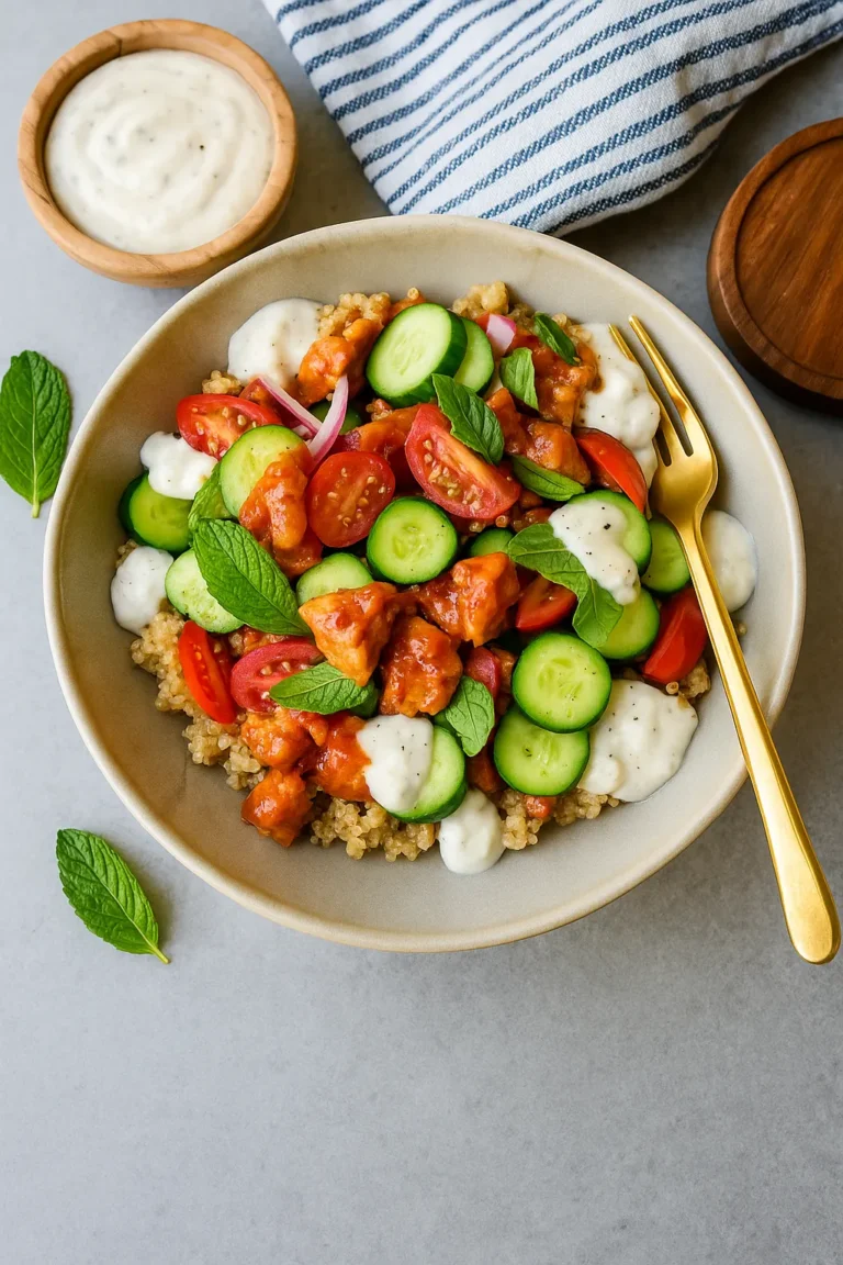 mediterranean chicken bowl